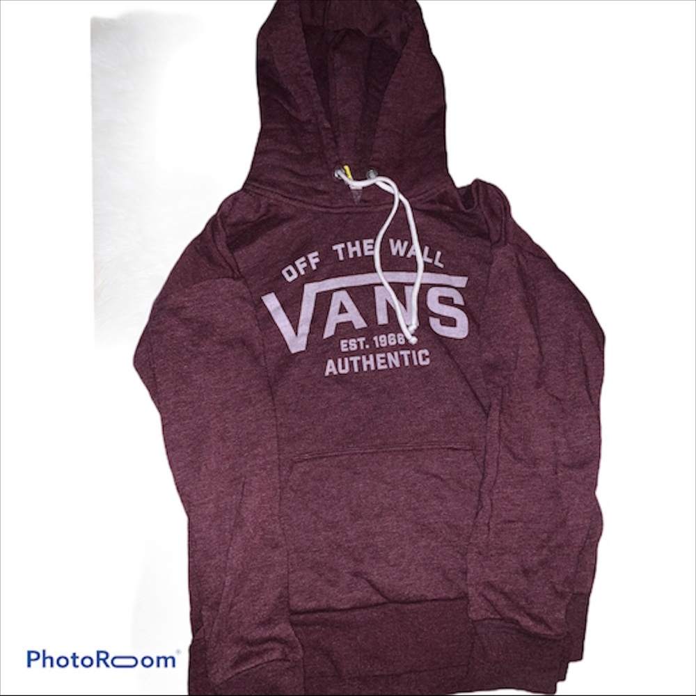 Vans burgundy hoodie size small